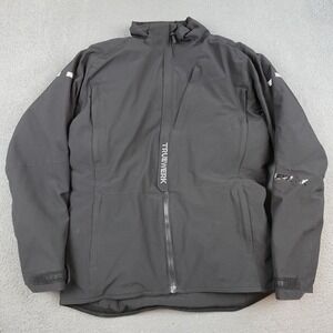 Truewerk S4 Tower Parka Jacket Mens Medium Black Softshell Workwear Insulated
